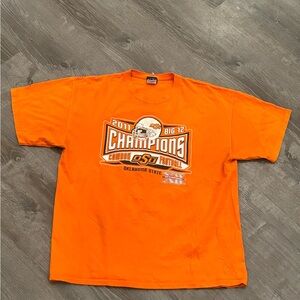 Oklahoma State Universityiversity pac 12 championship vintage tee
